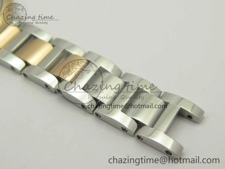 Ballon Bleu V6F 28mm SS RG 1:1 Best Edition White Texture Dial on SS Bracelet Ronda Quartz GoAnywhere 10656