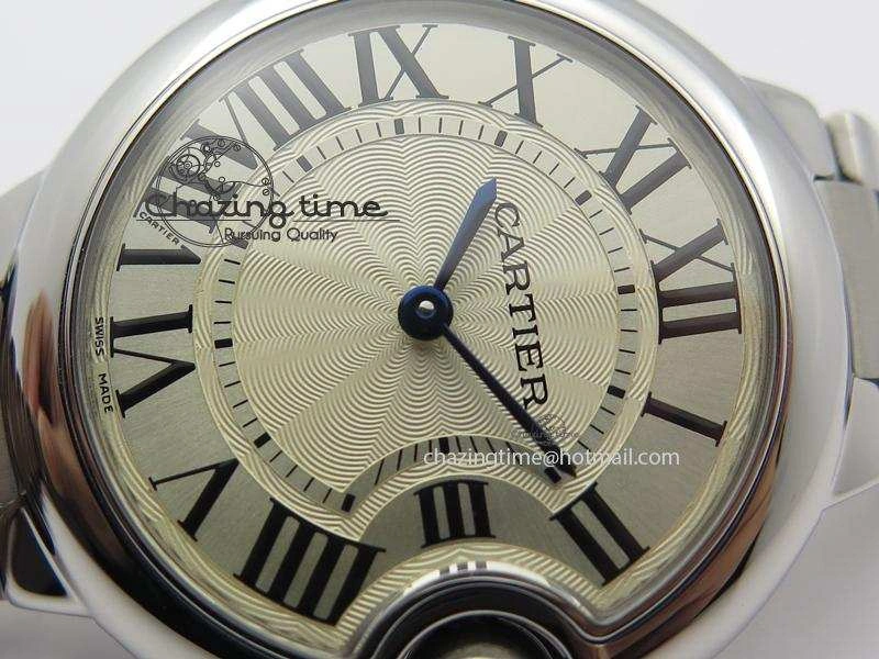 Ballon Bleu V6F Best Edition 33mm SS White Textured Dial On SS Bracelet Ronda Quartz Trendy 6354