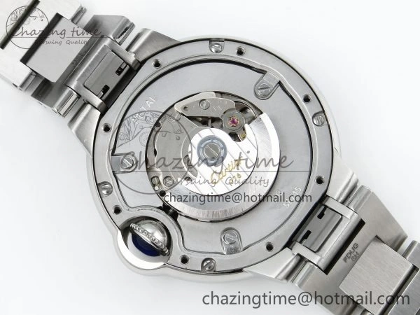 Ballon Bleu WSBB0044 33mm SS CHF 1:1 Best Edition Pink Textured Dial on SS Bracelet SEIKO NH05A TopPick 10076
