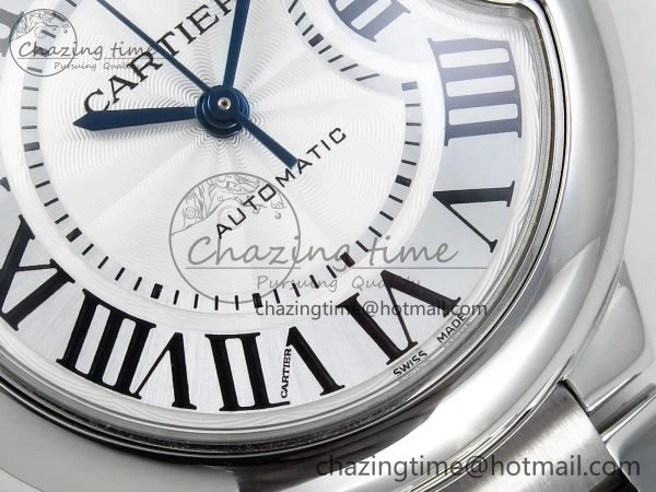 Ballon Bleu WSBB0044 33mm SS CHF 1:1 Best Edition White Textured Dial on SS Bracelet SEIKO NH05A Trendy 6047