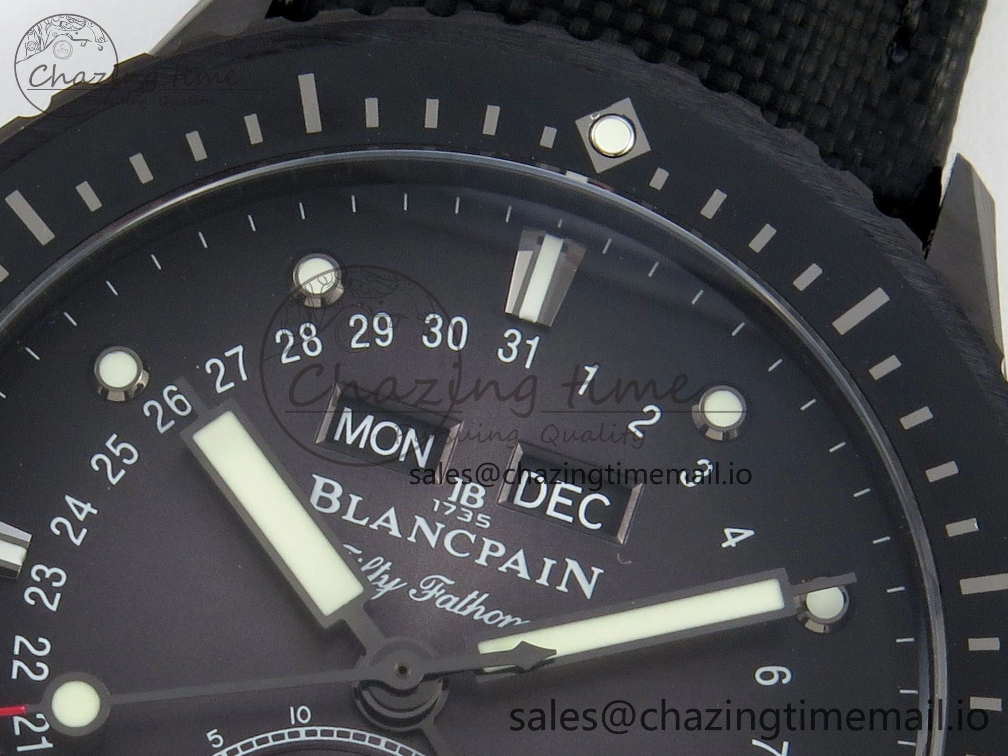 Bathyscaphe 43mm Ceramic DDDF 1:1 Best Edition Gray Dial on Black Nylon Strap A WeatherProof 4225