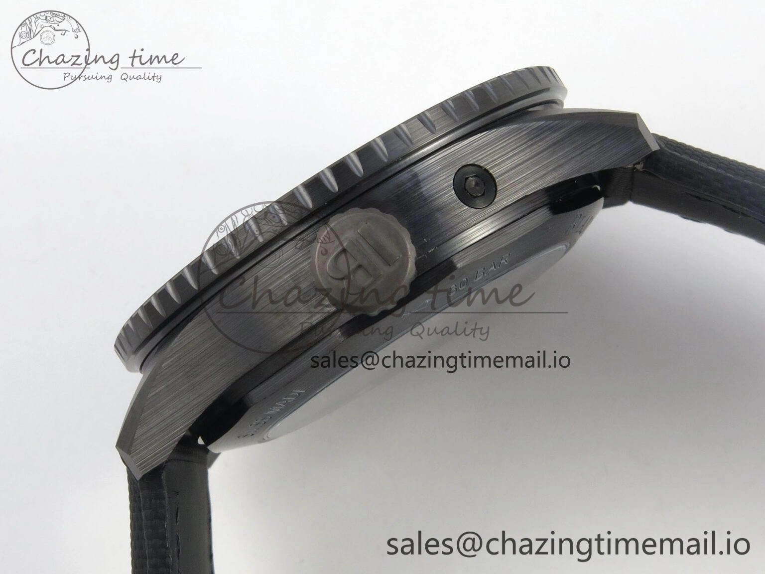 Bathyscaphe 43mm Ceramic DDDF 1:1 Best Edition Gray Dial on Black Nylon Strap A WeatherProof 4225