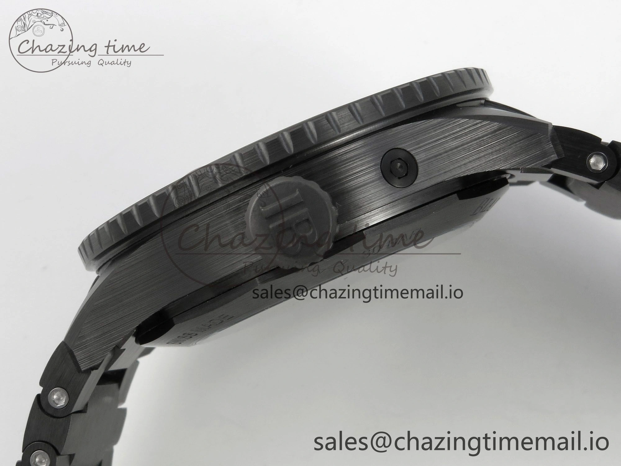 ModernLook Bathyscaphe 43mm Ceramic DDDF 1:1 Best Edition Gray Dial on Ceramic Bracelet A 5253