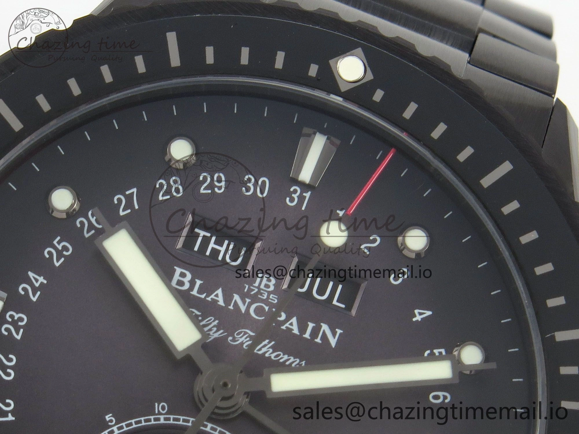 ModernLook Bathyscaphe 43mm Ceramic DDDF 1:1 Best Edition Gray Dial on Ceramic Bracelet A 5253