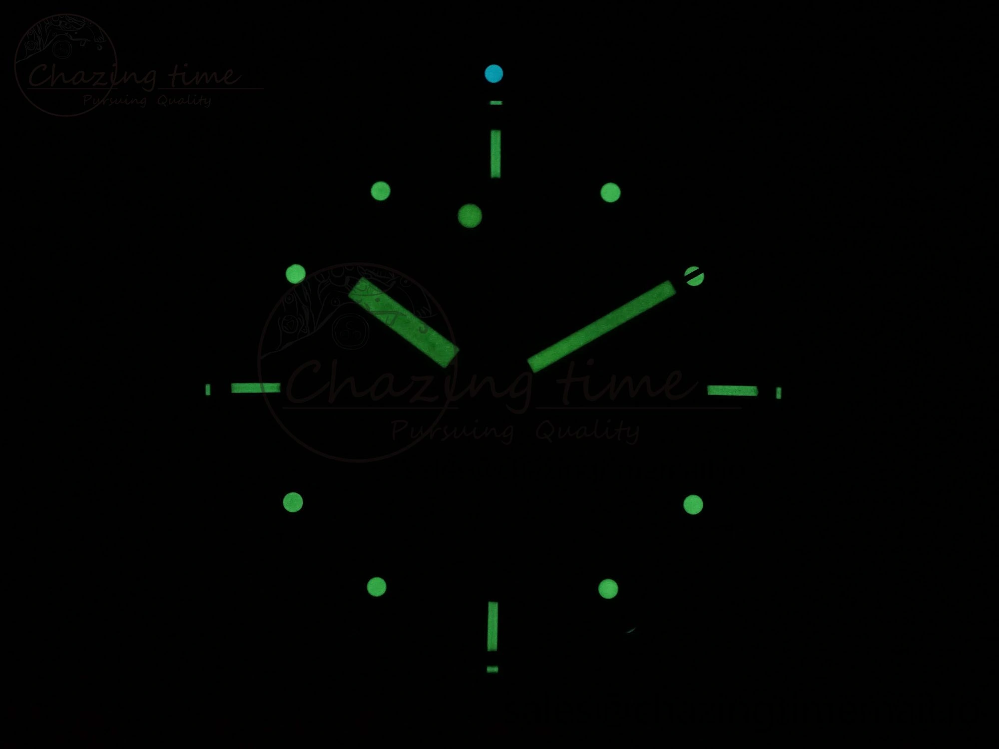 Packable Bathyscaphe 43mm Ceramic DDDF 1:1 Best Edition Green Dial on Black Nylon Strap A 5252