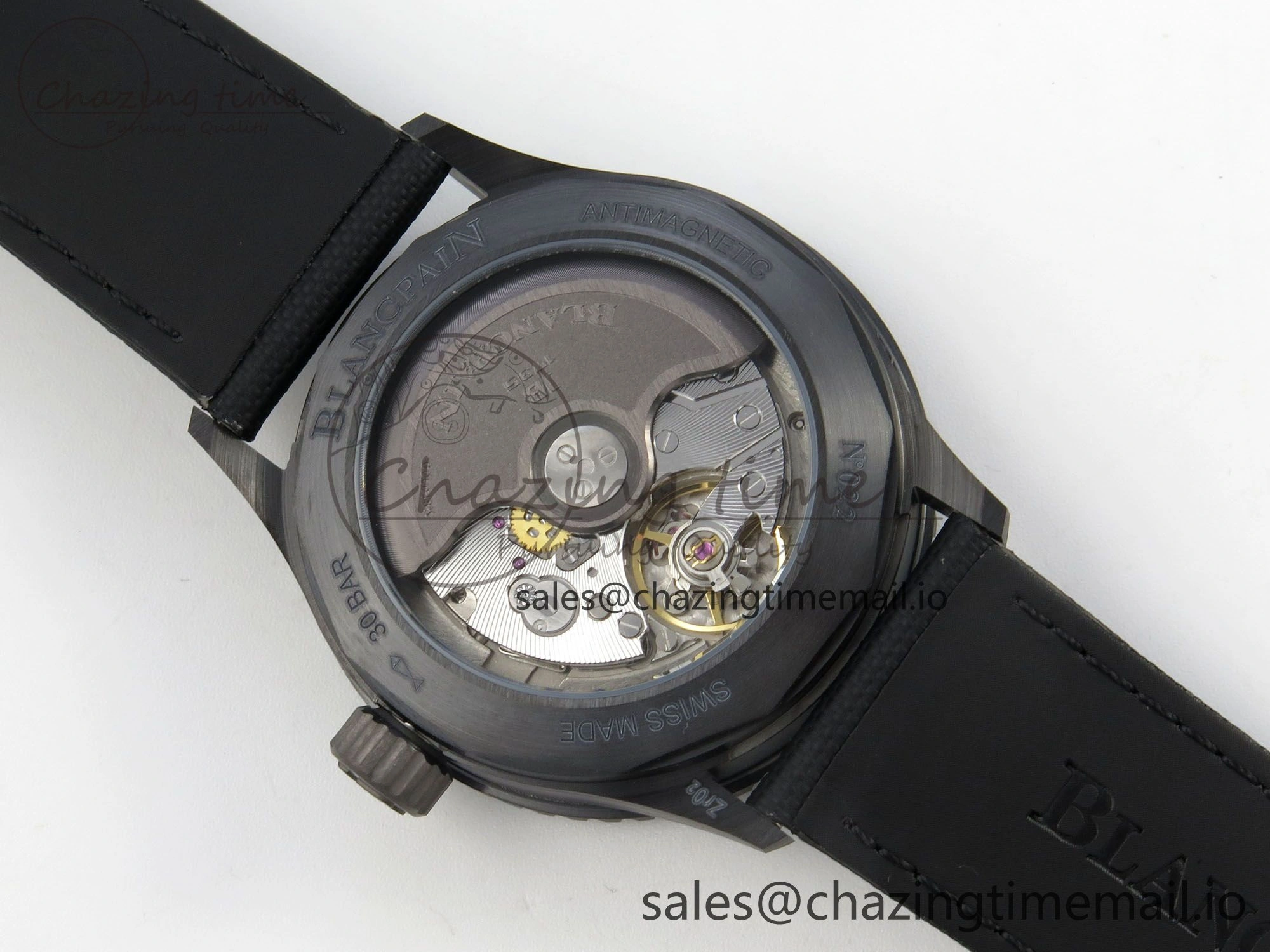Packable Bathyscaphe 43mm Ceramic DDDF 1:1 Best Edition Green Dial on Black Nylon Strap A 5252