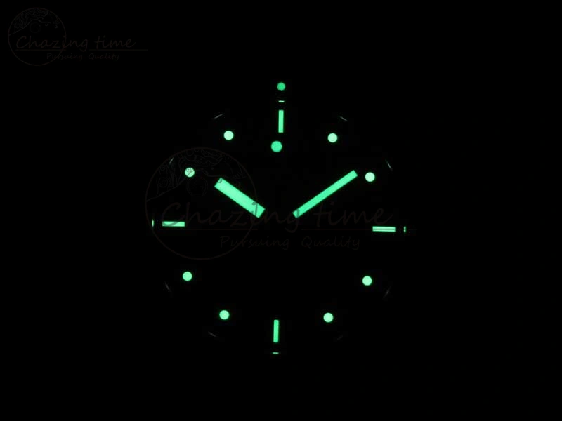 Durable Bathyscaphe DLC ZF 11 Best Edition Black Dial on Black Sail-Canvas Strap A1315 (Free Rubber Strap) 5283