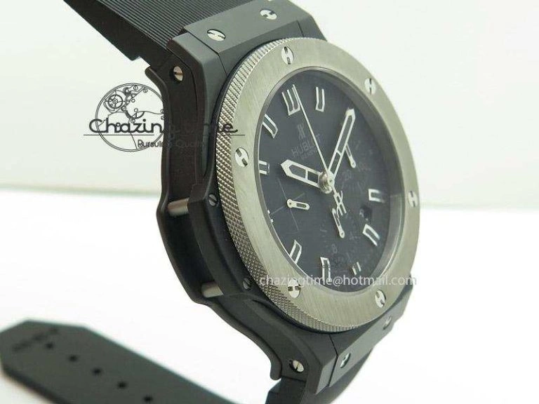 Big Bang 44mm Full Ceramic Evolution Ice Bang on Rubber Strap Youthful 6976