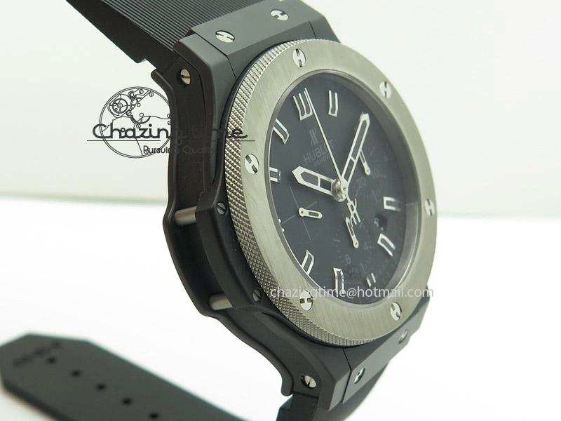 Big Bang 44mm Full Ceramic Evolution Ice Bang on Rubber Strap Youthful 6976