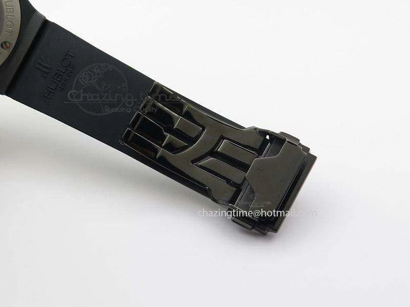 Big Bang 44mm Full Ceramic Evolution Ice Bang on Rubber Strap Youthful 6976
