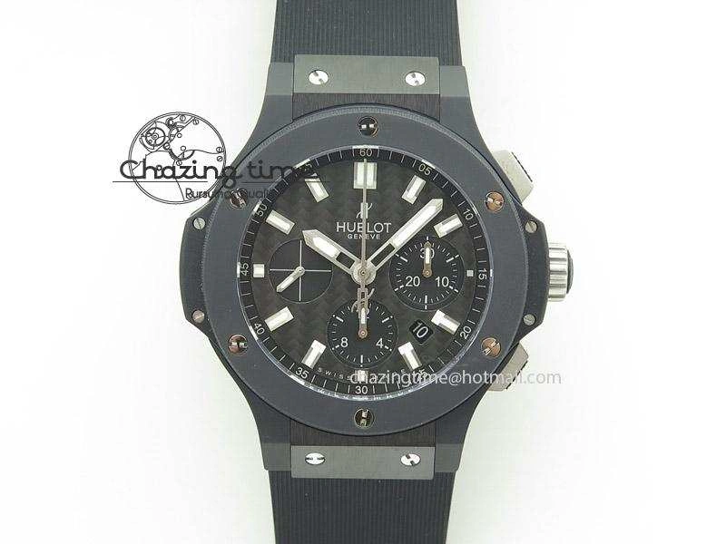 SportInspired Big Bang 44mm Full Ceramic On Rubber Strap 6972