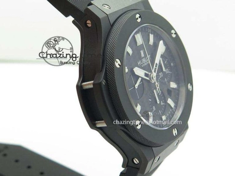 SportInspired Big Bang 44mm Full Ceramic On Rubber Strap 6972