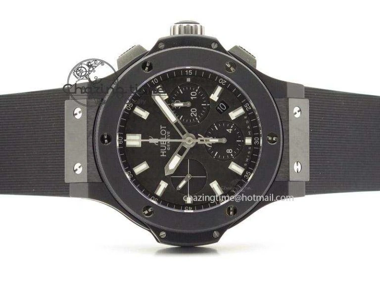 SportInspired Big Bang 44mm Full Ceramic On Rubber Strap 6972