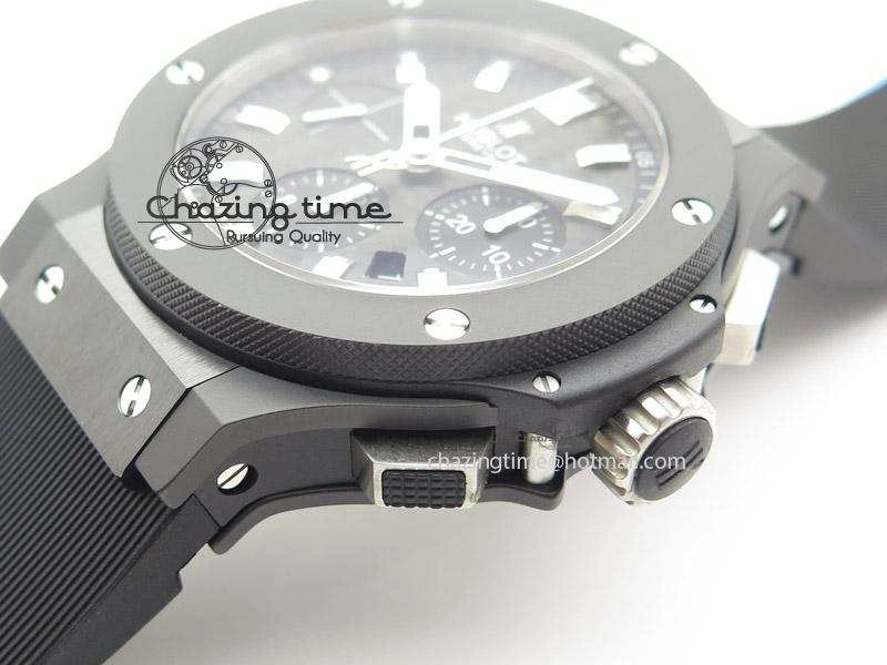 SportInspired Big Bang 44mm Full Ceramic On Rubber Strap 6972
