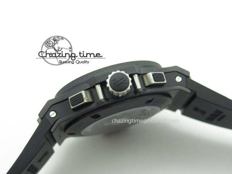 SportInspired Big Bang 44mm Full Ceramic On Rubber Strap 6972