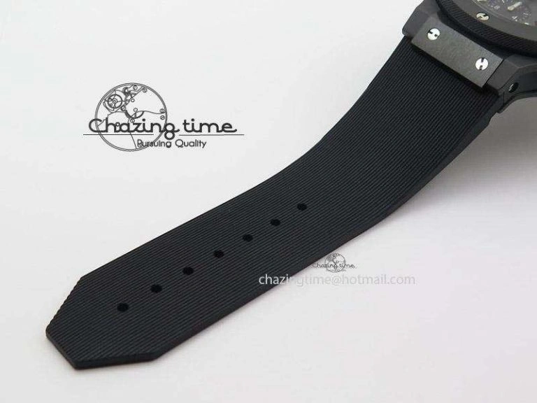 SportInspired Big Bang 44mm Full Ceramic On Rubber Strap 6972