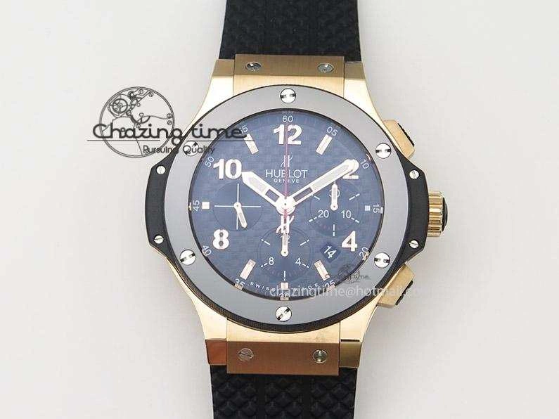 Big Bang 44mm RG Black Dial & Bezel on Black Rubber Strap Colorful 6978