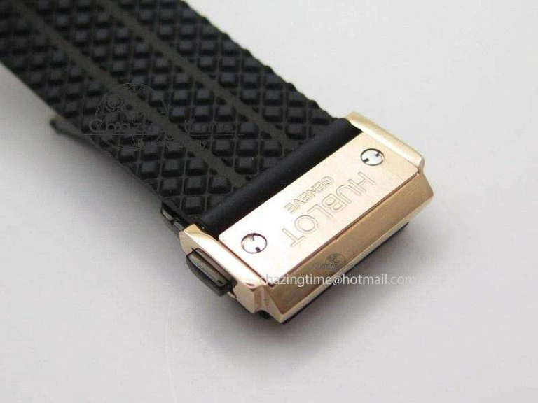 Big Bang 44mm RG Black Dial & Bezel on Black Rubber Strap Colorful 6978