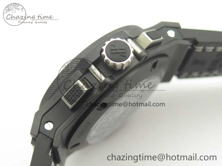 Big Bang 44mm Real Ceramic V6 1:1 Best Edition Blue Dial on Blue Gummy Strap HUB Packable 6857