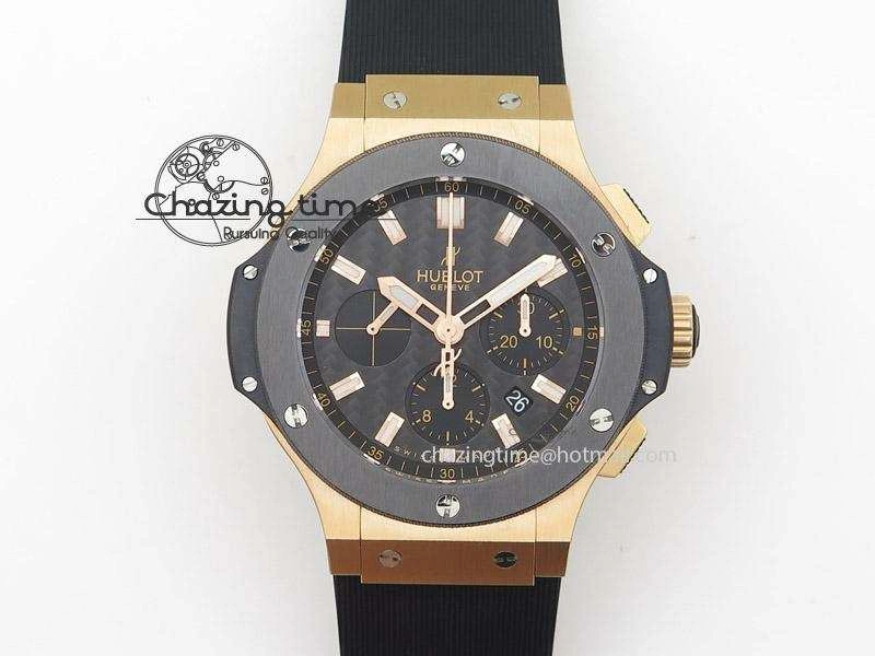 DailyWear Big Bang 44mm Rose Gold Ceramic 2011 on Black Rubber Strap 6973