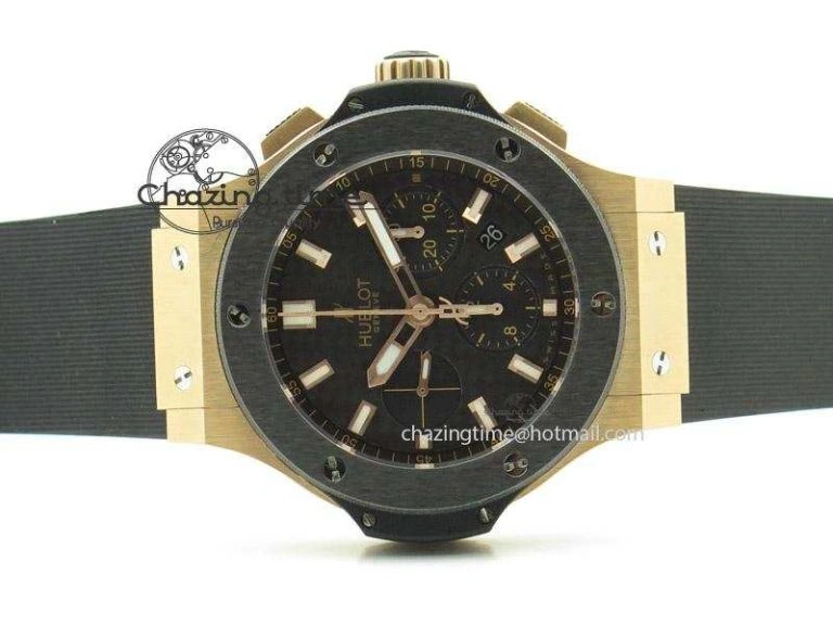 DailyWear Big Bang 44mm Rose Gold Ceramic 2011 on Black Rubber Strap 6973