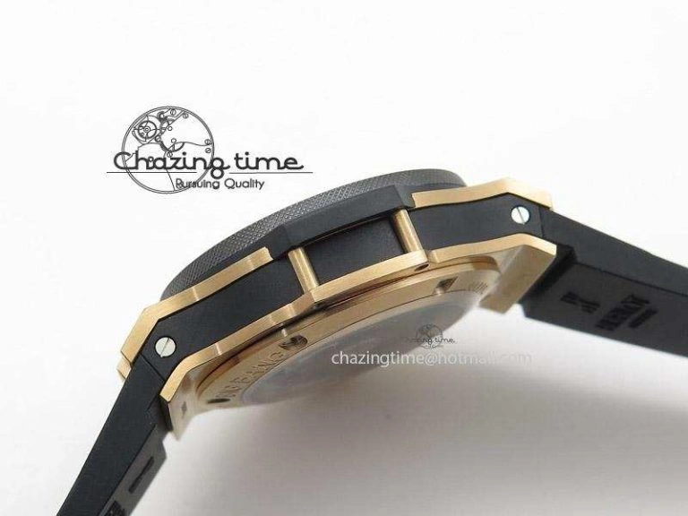 DailyWear Big Bang 44mm Rose Gold Ceramic 2011 on Black Rubber Strap 6973