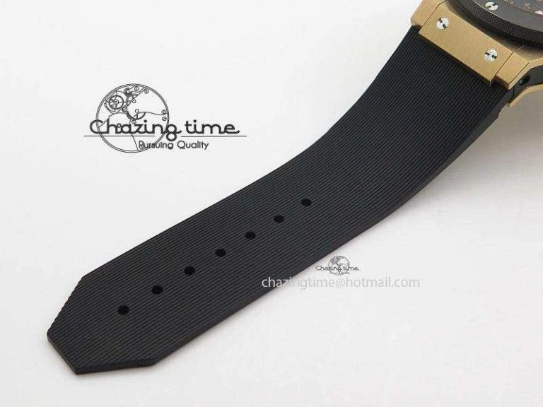 DailyWear Big Bang 44mm Rose Gold Ceramic 2011 on Black Rubber Strap 6973
