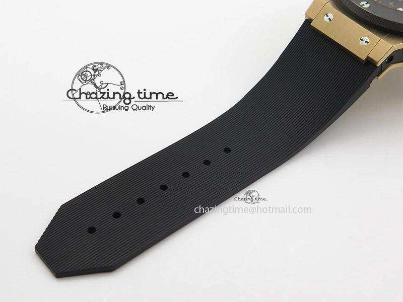 DailyWear Big Bang 44mm Rose Gold Ceramic 2011 on Black Rubber Strap 6973