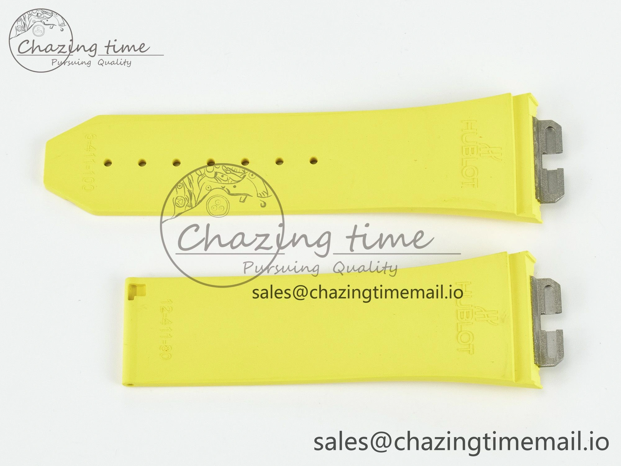 StreetReady Big Bang 45mm Best Edition Yellow Rubber Strap (Fits the Gen size) 4057