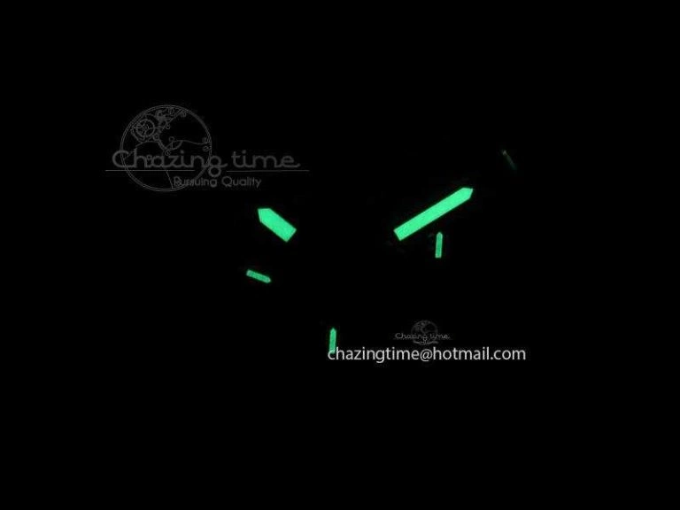 Big Bang Evolution 44mm SS Black Dial Ceramic Bezel On Black Rubber Strap HUB Stretchable 6958