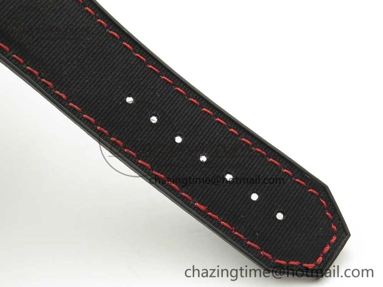Unisex Big Bang King Power F1 SS Ceramic V6F 1:1 Best Edition Black Dial on Black Gummy Strap HUB 6856