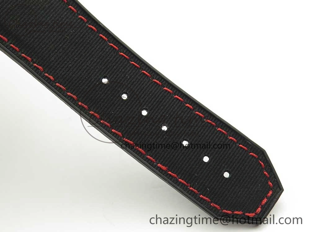 Unisex Big Bang King Power F1 SS Ceramic V6F 1:1 Best Edition Black Dial on Black Gummy Strap HUB 6856