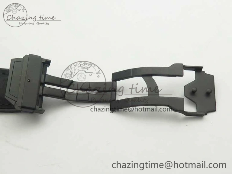 QuickDry Big Bang Sang Bleu DLC TMF 1:1 Best Edition Skeletonal Dial On Gummy Strap Asian HB 6900