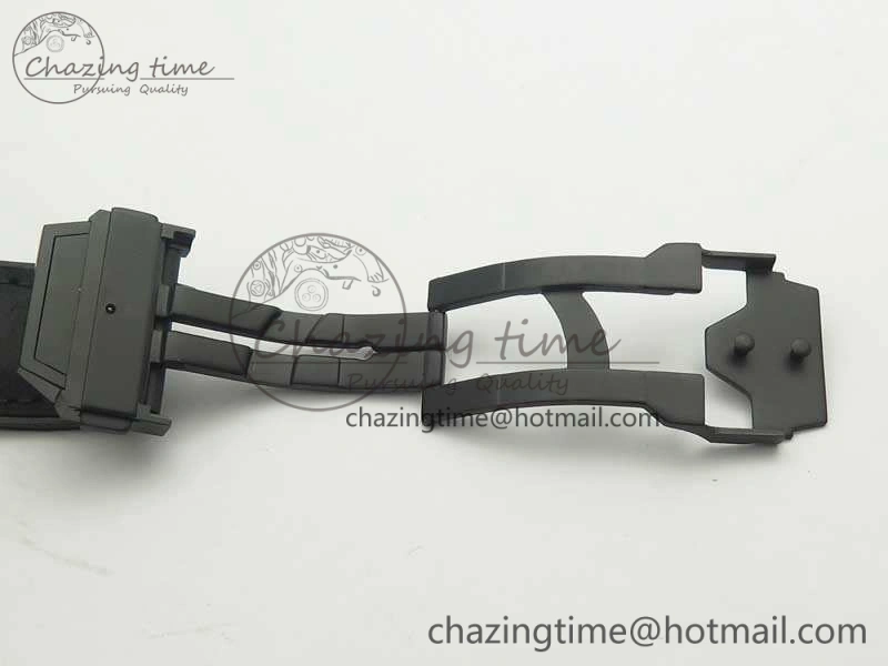 QuickDry Big Bang Sang Bleu DLC TMF 1:1 Best Edition Skeletonal Dial On Gummy Strap Asian HB 6900