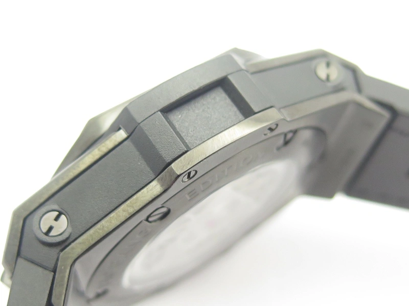 QuickDry Big Bang Sang Bleu DLC TMF 1:1 Best Edition Skeletonal Dial On Gummy Strap Asian HB 6900