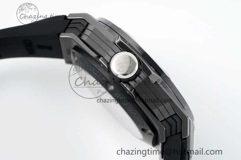 Big Bang Sang Bleu II Black Ceramic ZF Best Edition on Black Rubber Strap A Upgraded 6769