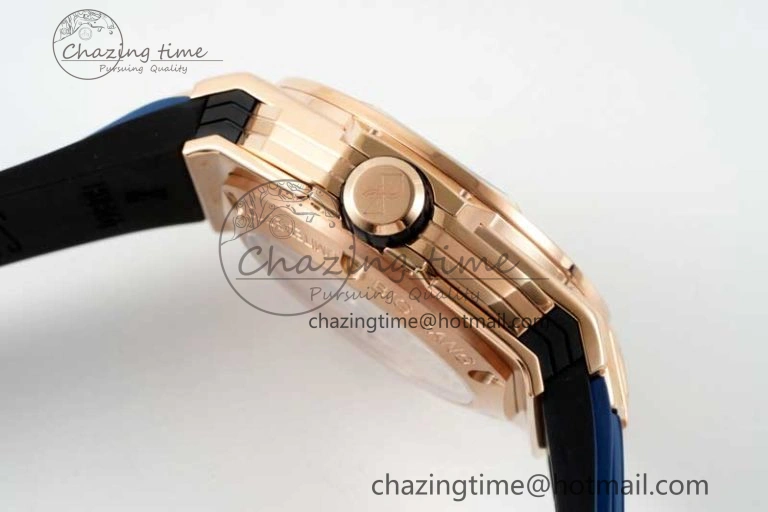Sophisticated Big Bang Sang Bleu II Chrono RG BBF Best Edition Blue Dial on Blue Gummy Strap A 6751