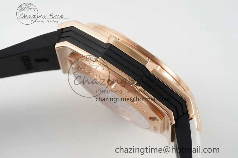 GoodFit Big Bang Sang Bleu II Chrono RG BBF Best Edition White Dial on White Gummy Strap A 6755