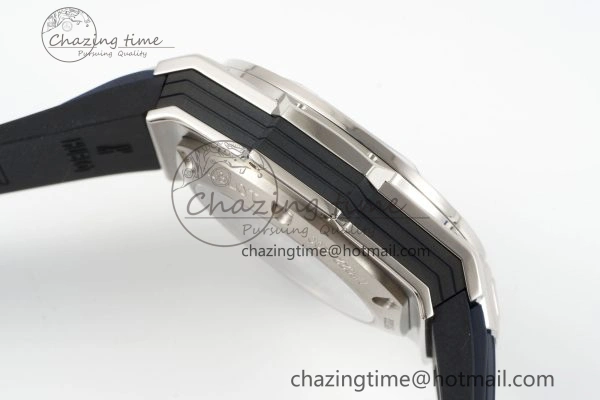 Youthful Big Bang Sang Bleu II Chrono SS BBF Best Edition Black Dial on Black Gummy Strap A 6749