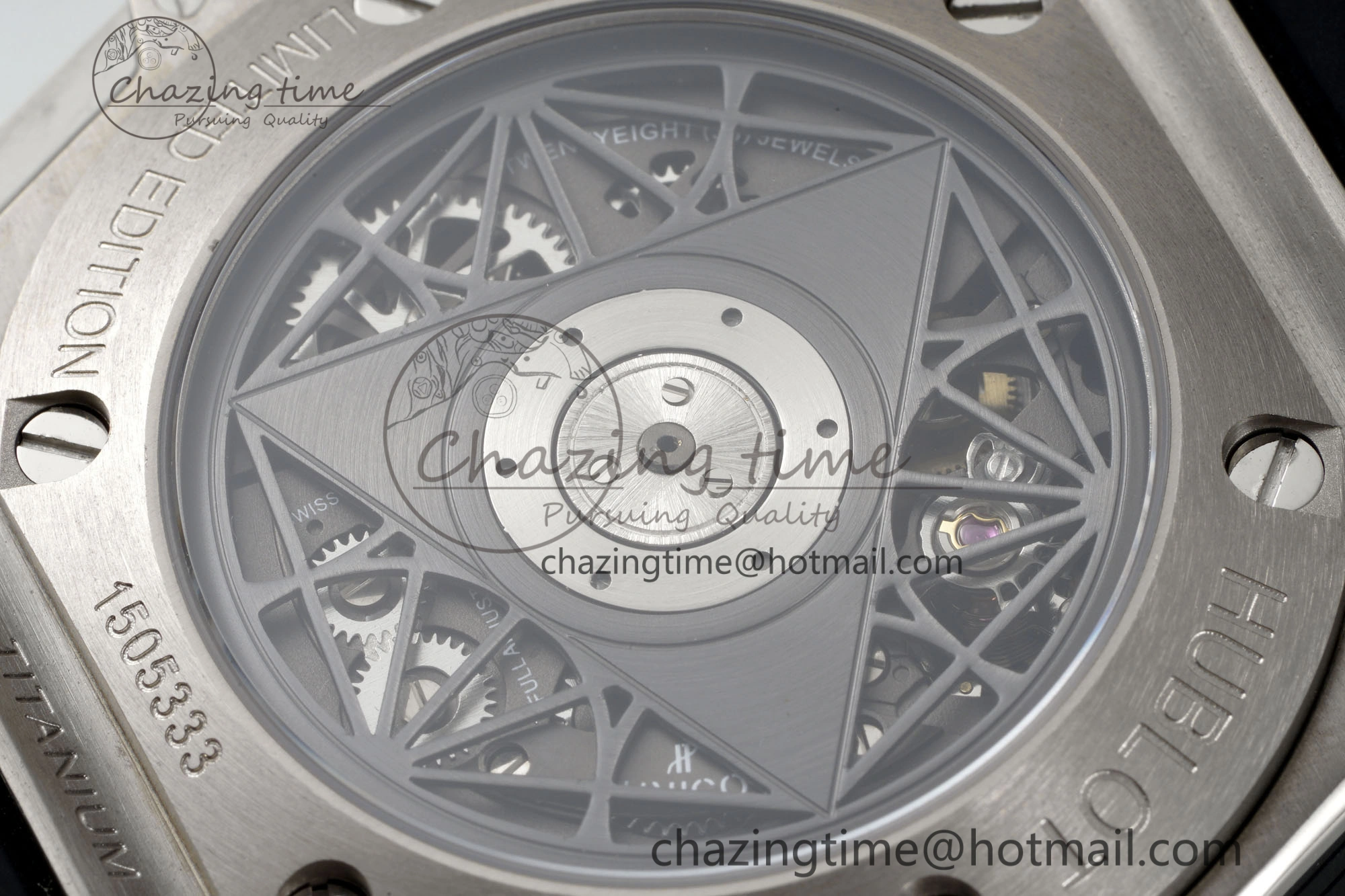 Premium Big Bang Sang Bleu II Chrono SS BBF Best Edition Blue Dial on Blue Gummy Strap A 6752