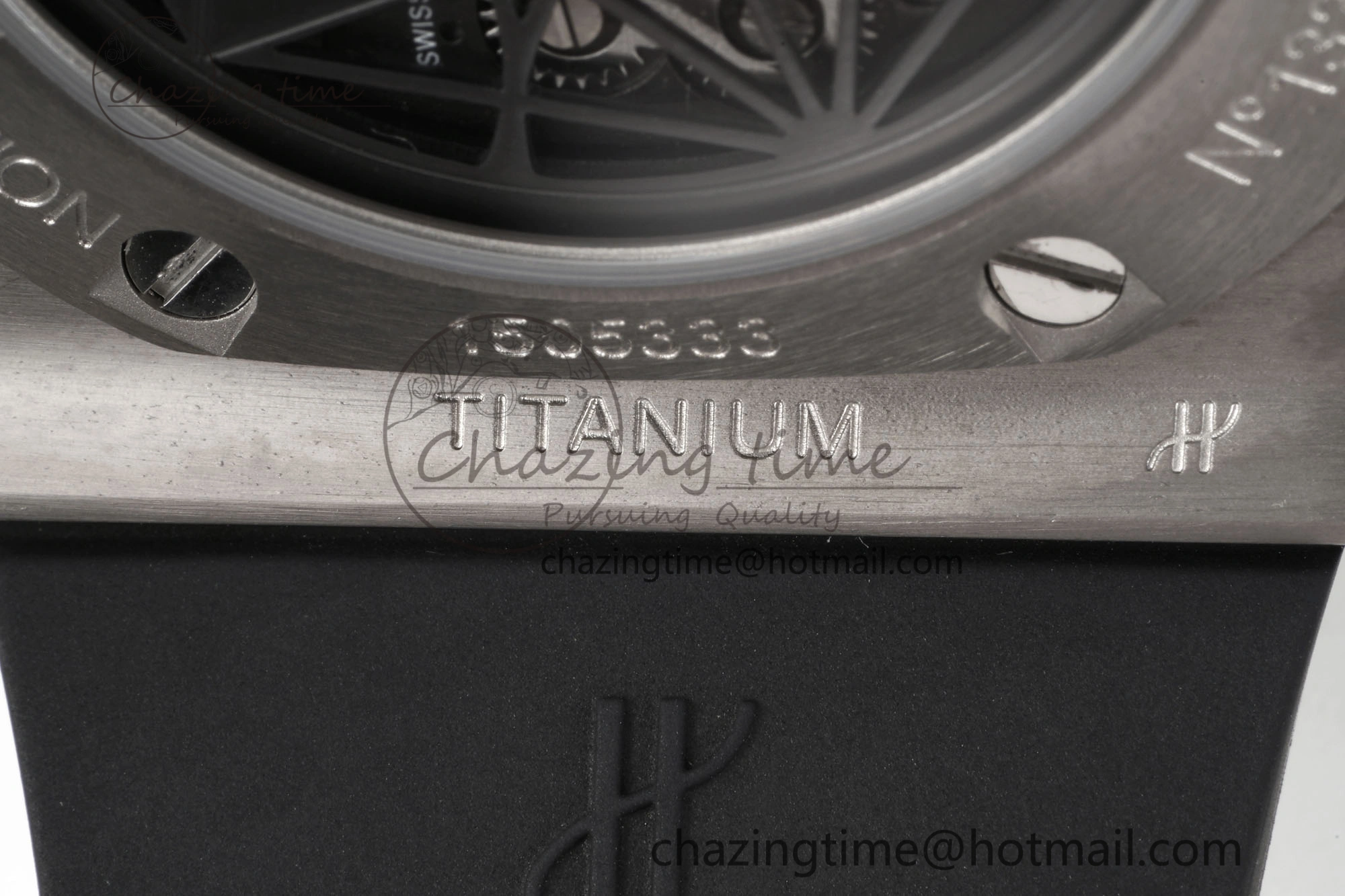 Premium Big Bang Sang Bleu II Chrono SS BBF Best Edition Blue Dial on Blue Gummy Strap A 6752