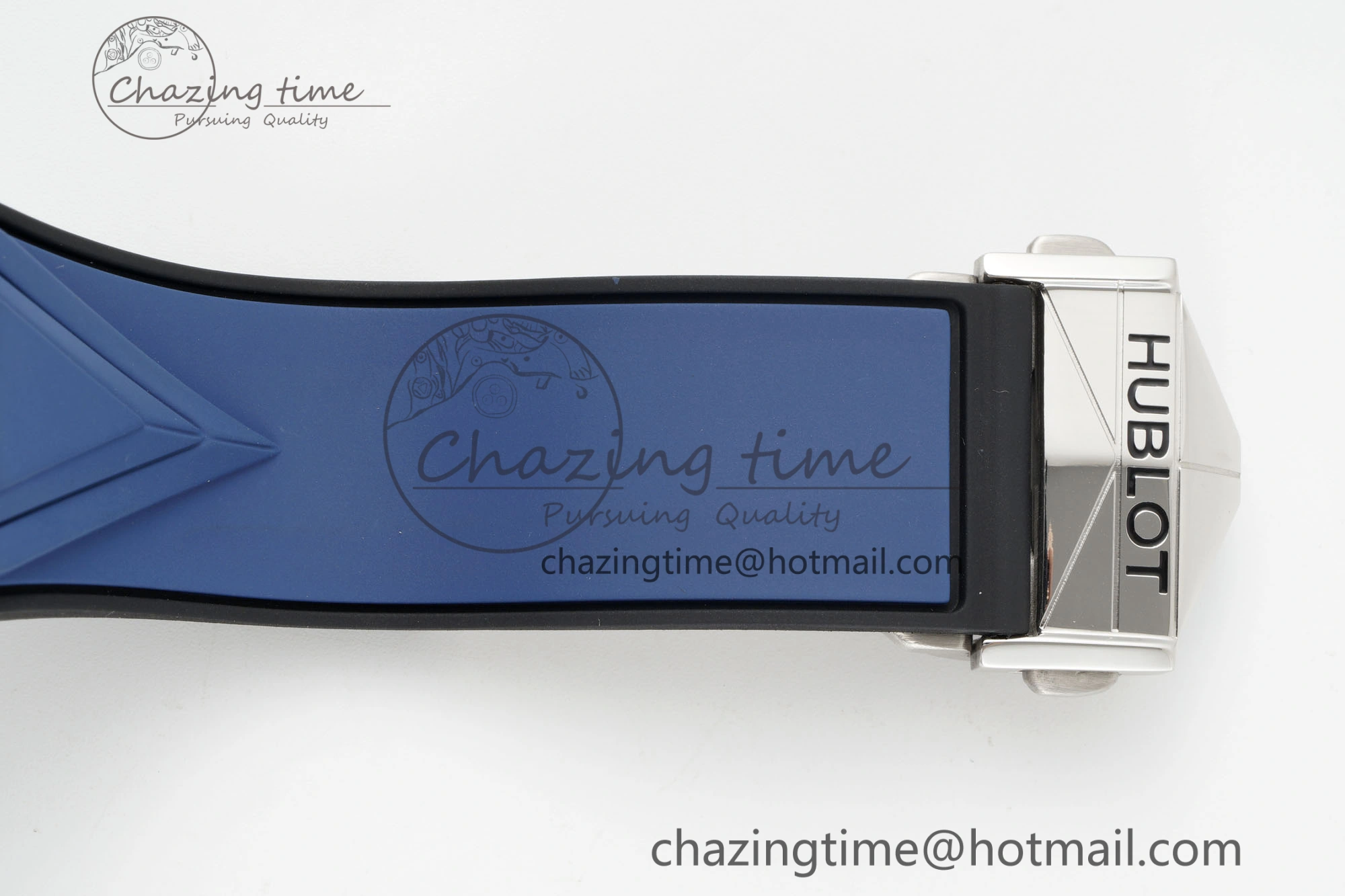 Premium Big Bang Sang Bleu II Chrono SS BBF Best Edition Blue Dial on Blue Gummy Strap A 6752
