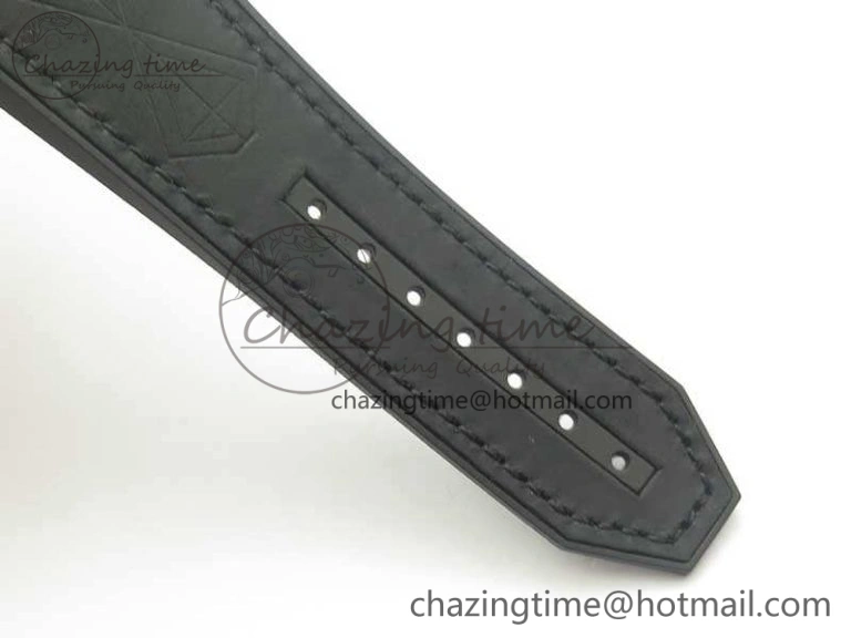 Big Bang Sang Bleu RG TMF 1:1 Best Edition Skeletonal Dial On Gummy Strap Asian HB Fashionable 6898