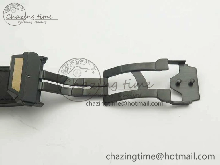 Big Bang Sang Bleu RG TMF 1:1 Best Edition Skeletonal Dial On Gummy Strap Asian HB Fashionable 6898