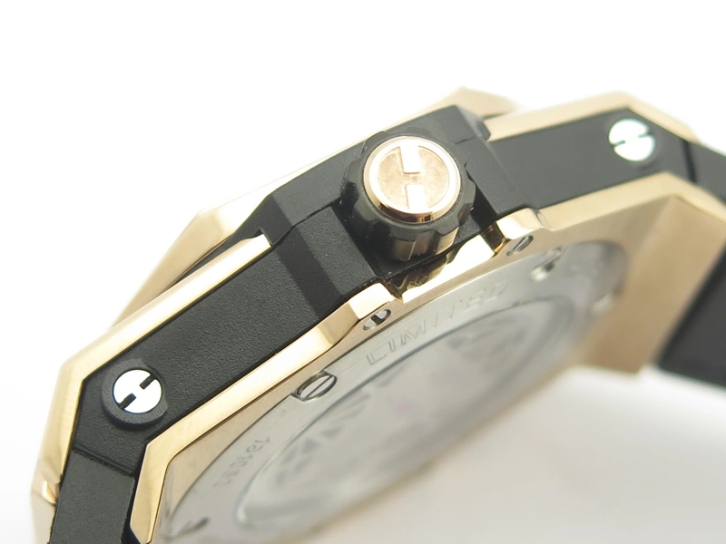 Big Bang Sang Bleu RG TMF 1:1 Best Edition Skeletonal Dial On Gummy Strap Asian HB Fashionable 6898