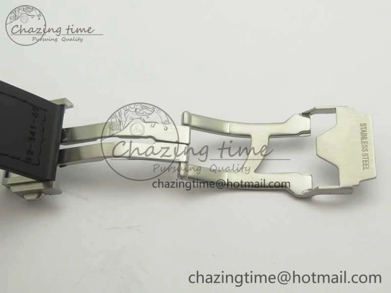 Cozy Big Bang Sang Bleu SS TMF 1:1 Best Edition Skeletonal Dial On Gummy Strap Asian HB 6902