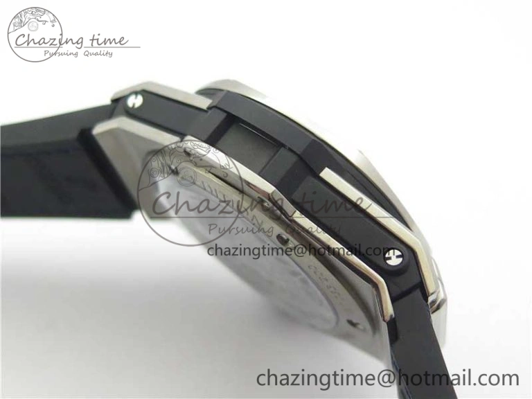 EasyCare Big Bang Sang Bleu Ti WWF 1:1 Best Edition Blue Skeletonal Dial On Blue Gummy Strap Asian HB 6836