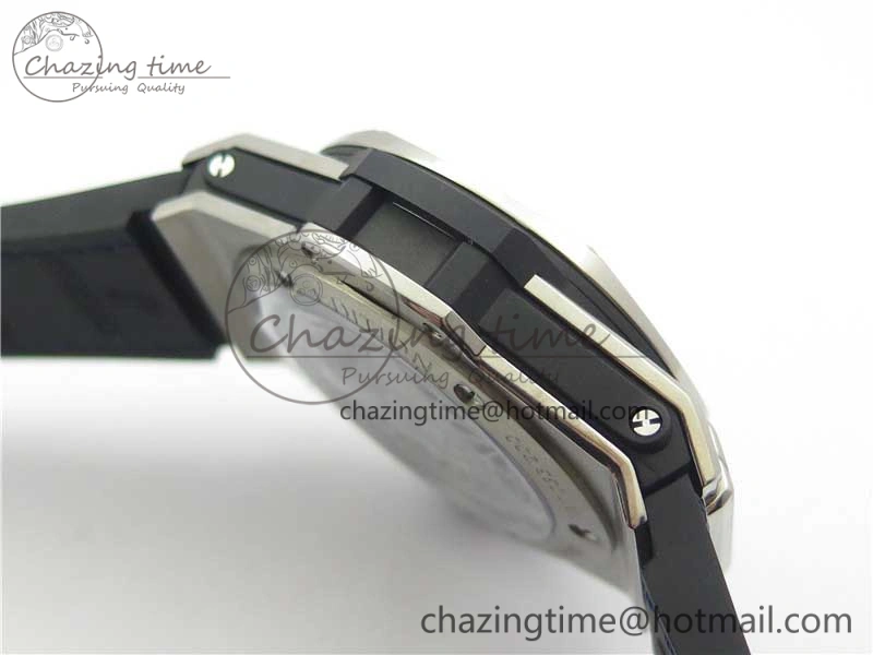 EasyCare Big Bang Sang Bleu Ti WWF 1:1 Best Edition Blue Skeletonal Dial On Blue Gummy Strap Asian HB 6836