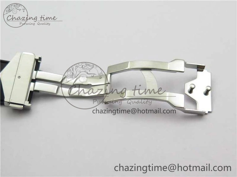 Contemporary Big Bang Sang Bleu chrono SS B50 White Skeletonal Dial On Gummy Strap Asian 6799