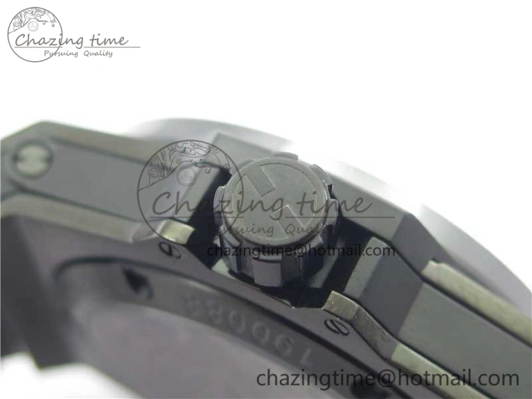 FashionForward Big Bang Tourbillon King 45mm PVD MJF Best Edition Skeleton Dial on Black Rubber Strap 6830